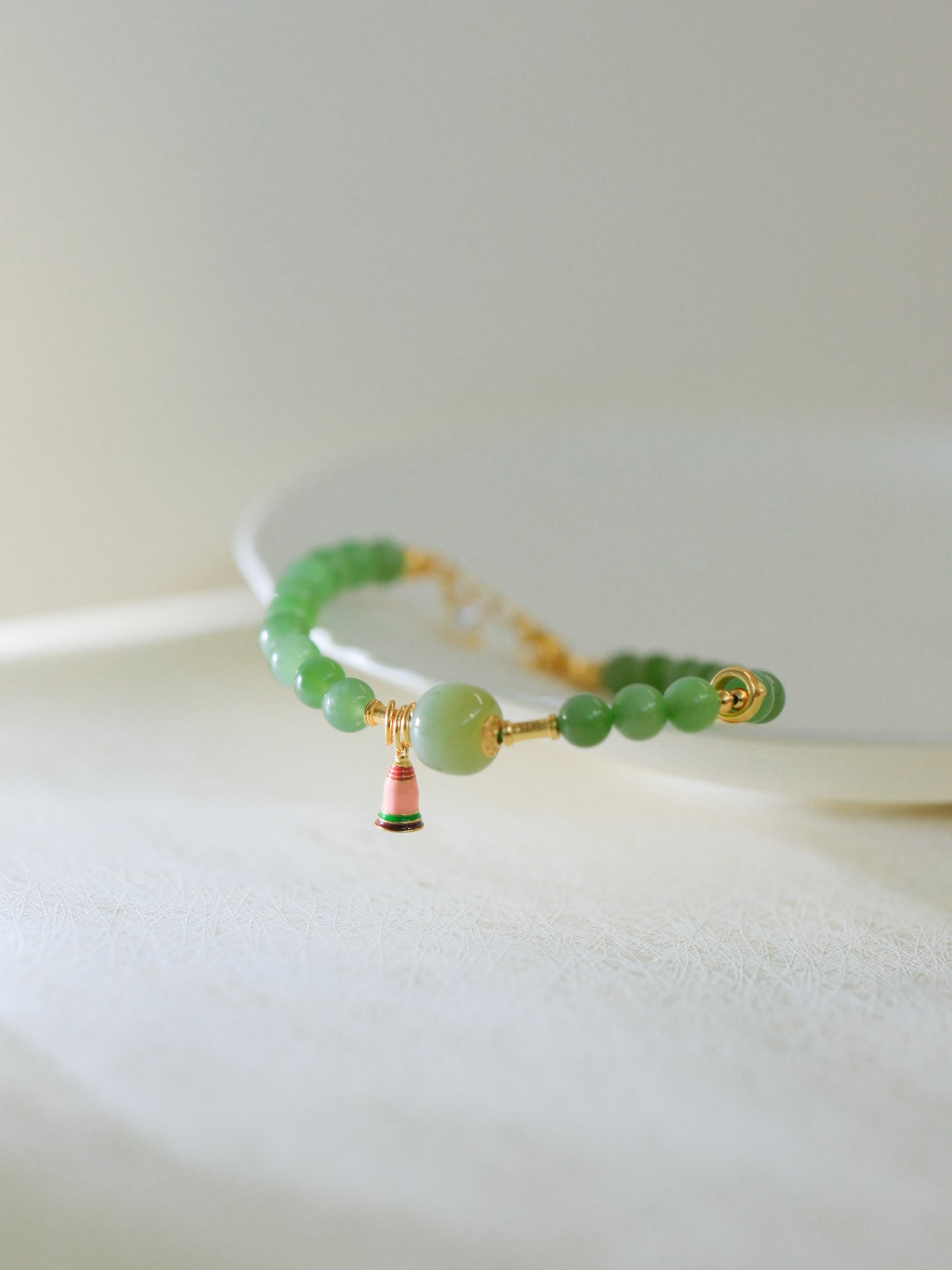 Green Jade Adjustable Bracelet